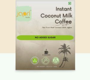 Japri Instant Coconut Milk No Added Sugar Coffee premix