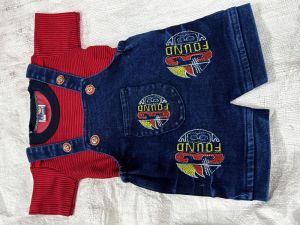 kids denim dungarees 6 to 24 months