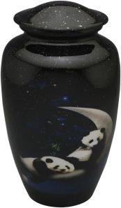 Sleeping Giant Panda Aluminium Cremation Urn