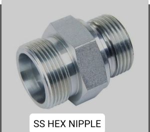 Stainless Steel Hex Nipple