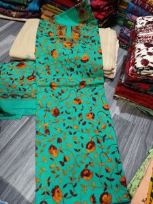 handmade cotton churidar fabric