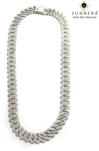 925 sterling silver Cuban Chain Hip hop Chain