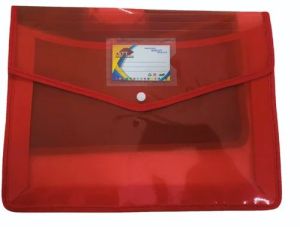 PVC Document Button File Folder