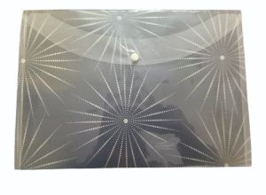 A4 Size PVC Button File Folder