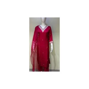 Party wear Kurti set with Kolkata handwork