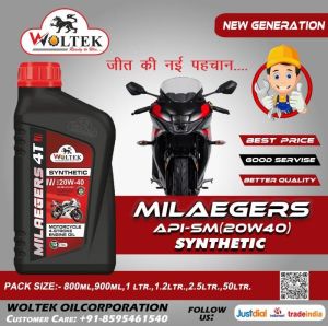 MILEAGER 20W40 SN grade Fully synthetic oil