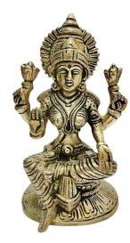 laxmi antique 01 brass statue