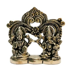 lxgna001 brass laxmi ganesh statues