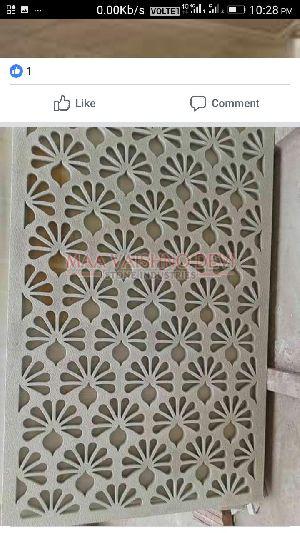 Decorative Sandstone Carved Jali 05