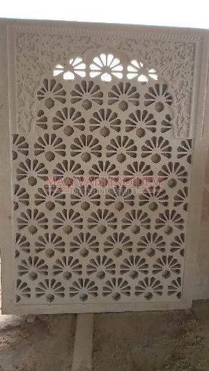 Decorative Sandstone Carved Jali 07