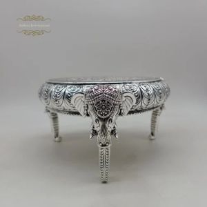 Silver Carved Dining Table