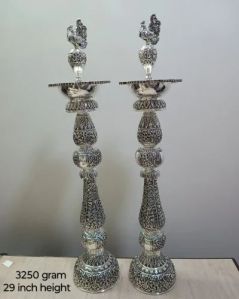 Silver Lamp and Samai Set
