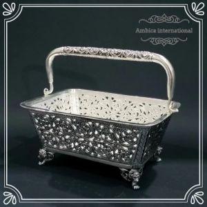 Silver Plated Basket