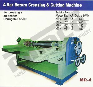 4 Bar Rotary Creasing & Cutting Machine