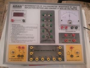 galvanometer conversion voltmeter