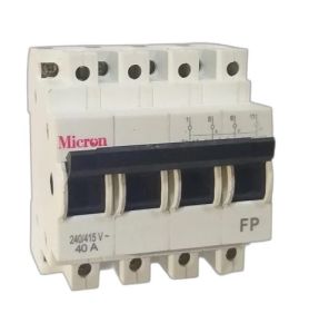 4 Pole Mini Changeover Switch