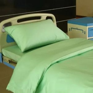 Cotton Hospital Bedsheet with Pillow Covers