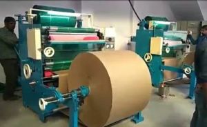 Heavy Duty Paper Plate Roll To Roll Lamination Machine