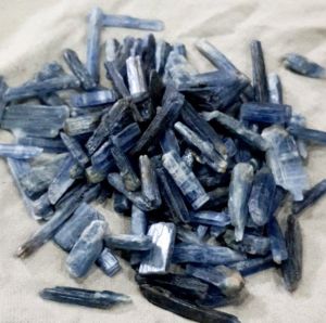 Kyanite rough gemstones