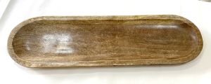 wooden serving plate