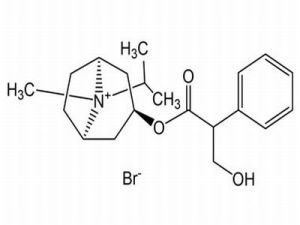 3-[(3-Hydroxy-2-phenylpropanoyl)oxy]-8-isopropyl-8-methyl-8-azoniabicyclo[3.2.1]octane bromide