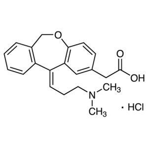 (Z)-11-[3-(Dimethylamino)propylidene]-6,11-dihydro-dibenz[b,e]oxepin-2-acetic acid hydrochloride