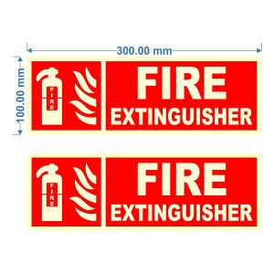 fire extinguisher night glow signboard