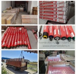 Komori Lithrone 37 Printing Machine Rubber Rollers Set