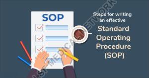 Procedure Writing Standard Operating Procedures SOPS