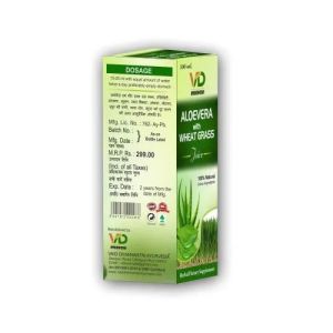 Aloe Vera with Wheatgrass Juice