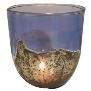 4inch Mercury Glass Candle Holder