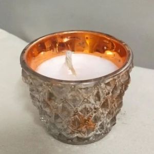 Glass Round Candle Holder