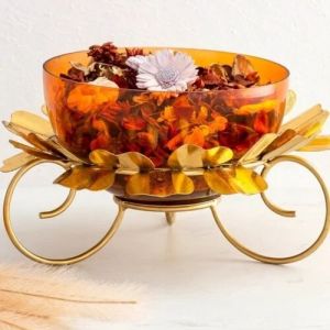 Solid Glass Floating Bowl