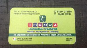 cotton readymade garments