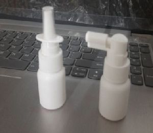 pharmaceutical hdpe bottle: 20ml hdpe bottle with nasal spray pump