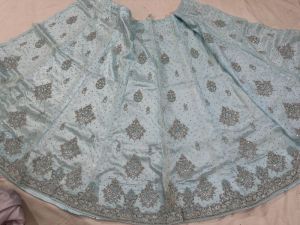 Ladies Grey Designer Lehenga Choli