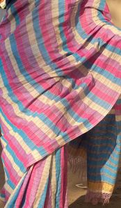 Mercerised Cotton Zari Saree