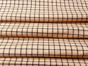 Mercerised Cotton Checks Fabric