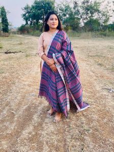 Ladies Designer Checks Dupatta
