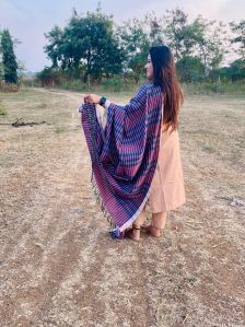 Ladies Designer Checks Dupatta