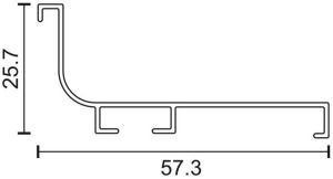 Aluminium J Gola Profile