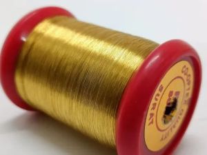 Golden Plain Real Zari Thread