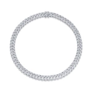 6ctw cuban diamond necklace