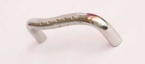 Stainless Steel S Type Double Tone Dotted Pull Handle