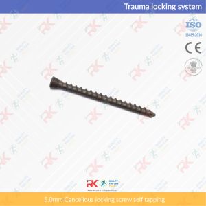 5.0mm Cancellous locking screw self tapping