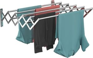 Stainless Steel Wallmounted Folding Rack 24 Inches