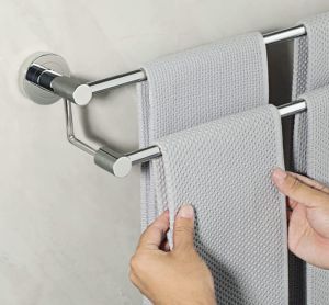 Stainless Steel Double Towel Rod