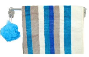 Stainless Steel Oval Hook Towel Rod