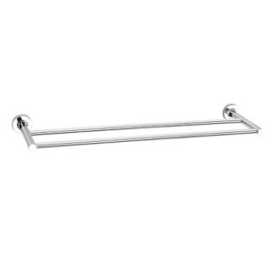 stainless steel chrome double towel rod