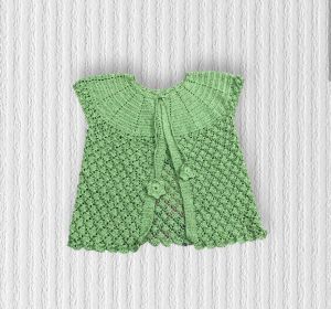 Crochet Girl Jacket